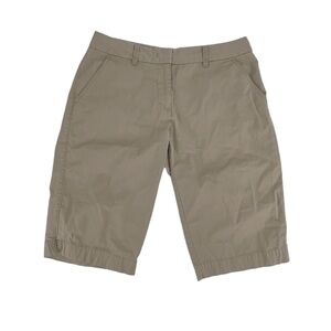 Izod Tan Chino Bermuda Shorts Size 8 Women’s